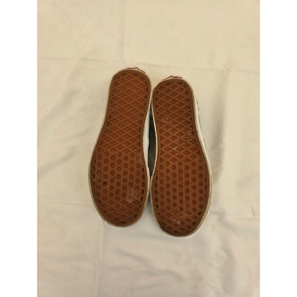 Vans Sneakers Womens Asher Sunflower Shoes Yellow Canvas Checkered Slip On 5.5 - Picture 7 of 8